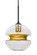 Hula 8 One Light Pendant in Black (74|JHULA8GDBK)