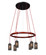 Cirque Six Light Pendant (74|CIRQUE120VRDMS)