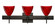 Mia Wall Sconce in Bronze (74|3SW1779MABRSQ)