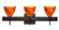 Mia Wall Sconce in Bronze (74|3SW1779HBBRSQ)