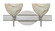Brella Wall Sconce in Satin Nickel (74|2SW467983SN)