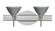 Domi Two Light Wall Sconce in Satin Nickel (74|2SW1743TNSN)