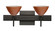 Domi Wall Sconce in Bronze (74|2SW1743CHBRSQ)