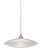 Spazio One Light Pendant in Satin Nickel (74|1XT6294CLLEDSN)