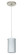 Stilo One Light Pendant in Satin Nickel (74|1XT440419SN)