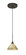 Domi One Light Pendant in Bronze (74|1XT174383BR)