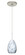 Pera One Light Pendant in Satin Nickel (74|1XT1713MGLEDSN)