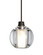 Boca 5 One Light Pendant in Bronze (74|1XCBOCA5CLLEDBR)