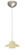 Trilo One Light Pendant in Satin Nickel (74|1XC271897LEDSN)