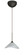 Hoppi One Light Pendant in Bronze (74|1XC191352LEDBR)