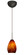 Pera One Light Pendant in Bronze (74|1XC171318BR)