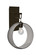 Plato One Light Wall Pendant in Bronze (74|1WPPLATOSMBRNI)