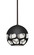 Rocky One Light Pendant in Bronze (74|1TTROCKYBKLEDBR)