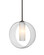 Plato One Light Pendant in Bronze (74|1TTPLATOCLLEDBR)