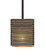 Kirk 6 One Light Pendant in Bronze (74|1TTKIRK6LEDBR)