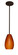 Pera One Light Pendant in Bronze (74|1TT412680LEDBR)