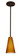 Cierro One Light Pendant in Bronze (74|1TT412480BR)