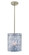 Tamburo One Light Pendant in Satin Nickel (74|1TT400600LEDSN)