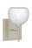 Palla One Light Wall Sconce in Satin Nickel (74|1SW565819SNSQ)