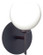 Palla One Light Wall Sconce in Bronze (74|1SW565807BR)