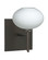 Lasso One Light Wall Sconce in Bronze (74|1SW561207BRSQ)