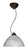 Tessa One Light Pendant in Bronze (74|1KX420152LEDBR)