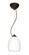 Lucia One Light Pendant in Bronze (74|1KX169707LEDBR)