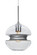 Hula 8 One Light Pendant in Satin Nickel (74|1JTHULA8SLEDILSN)