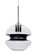 Hula 8 One Light Pendant in Satin Nickel (74|1JTHULA8BKSN)