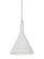 Gala One Light Pendant in Satin Nickel (74|1JTGALAWHLEDSN)