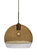Ally One Light Pendant in Bronze (74|1JTALLY12AMBR)
