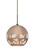 Rocky One Light Pendant in Bronze (74|1JCROCKYCPLEDBR)