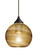 Jilly One Light Pendant in Bronze (74|1JCJILLYAMBR)