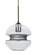 Hula 8 One Light Pendant in Bronze (74|1JCHULA8SLBR)