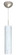 Stilo One Light Pendant in Satin Nickel (74|1JC722419SN)