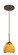 Bolla One Light Pendant in Bronze (74|1BT4122HNLEDBR)