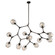 Organic 12 Light Chandelier in Black (78|JA14022BK)