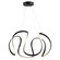 Mira LED Pendant in Black (78|AC7639BK)