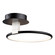 Salinas Five Light Island Pendant in Black and Brass (78|AC6630NB)