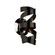 Bel Air One Light Wall Sconce in Metallic Black (78|AC603BK)