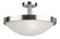 Boise Three Light Semi Flush Mount in Brushed Nickel (78|AC2717BN)