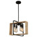Perris Four Light Pendant in Black (78|AC11714BK)