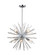 Sunburst Eight Light Chandelier in Chrome (78|AC11443CH)