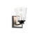 Wheaton One Light Wall Sconce in Black & Brushed Nickel (78|AC11141NB)