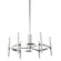 Encore Six Light Chandelier in Polished Nickel (78|AC10666PN)