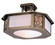 Saint Clair Two Light Semi-Flush Mount in Antique Brass (37|SCCM15RMAB)