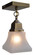 Ruskin One Light Ceiling Mount in Raw Copper (37|RCM1RC)