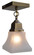 Ruskin One Light Ceiling Mount in Antique Copper (37|RCM1AC)