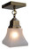 Ruskin One Light Ceiling Mount in Antique Brass (37|RCM1AB)
