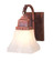 Ruskin One Light Wall Mount in Satin Black (37|RB1BK)